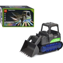 3D Işıklı Sesli Müzikli Çarp Dön Sensörlü Iş Makinesi Dozer