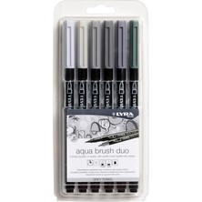 Aqua Brush Duo Çizim Kalemi Askılı Paket 12'li