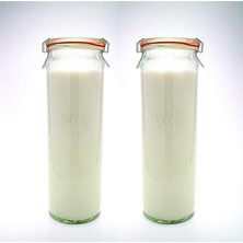 Weck Jars Weck Konserve Kavanozları - Şeffaf Camdan - Çevre Dostu Konserve Kavanozu - Yiyecek, Yoğurt ve Jöle Için Hava Sızdırmaz Contalı ve Kapaklı - 1/2 Litre Uzun Kavanoz Seti - Kapaklı 2 Kavanoz