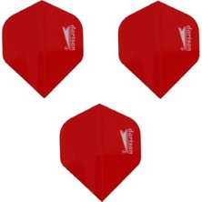 5 Set (15 Adet) Dart FLIGHT.-FLAYT.100 Micron Pet Kırmızı