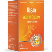 C Vitamini 1000 Mg + Bioflavonoidler Antioksidan Içeren Takviye Edici Gıda (1 x 30 Tablet)