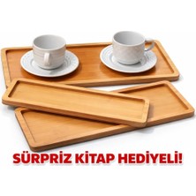 3'lü Bambu Sunum Tepsisi