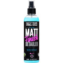 Muc Off Mat Finish Detailer 250 ml – Bisiklet Temizleyici Premium Koruyucu ve Bakım Spreyi, Mat ve Ipeksi Mat Boyalar Için – Bisiklet ve Motosikletlerde Kullanım Için, Siyah