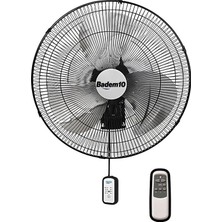 Sanayi Tipi Kumandalı 50 cm 130 W Duvar Vantilatörü Endüstriyel Sessiz Duvara Monte Fan