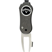 Callaway 4'ü 1 Arada Bıçak Divot Onarım Aracı - Siyah Anahtar Bıçağı 4 Fonksiyonlu Golf Divot Aracı