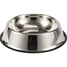 Microcase 2 Adet 22 cm Kedi Köpek Metal Mama ve Su Kabı - AL3118