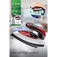Kıwı KSI-6317 2'si 1 Arada Buharlı Seyahat Ütüsü &amp; Dikey Portatif Kırışık Giderici