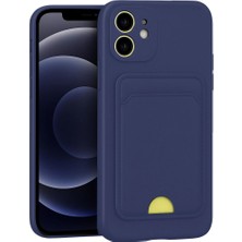 MiraLive Apple Iphone 11 Kılıf Kelvin Kartvizitli Silikon - Lacivert
