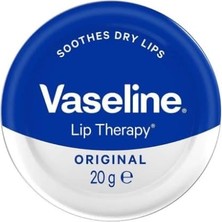 Vaseline Lip Therapy Original Yumuşatıcı Dudak Kremi, 20 G x 2 Adet