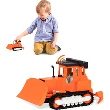 Driven By Battat B WH1012Z Mikro Bulldozer Tırmık, Kürek ve Gerçekçi Ses - 3 Yaşından Büyük Çocuklar Için Kamyon ve Inşaat Oyuncakları, Çok Renkli