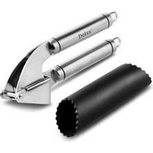 Deiss Pro Elma Dilimleme &amp; Tart Seti - Kesici, Wedger, Bölücü - Ergonomik Kaymaz ve Kulp Keskin Paslanmaz Çelik Bıçaklar - Dayanıklı Yapı - Bulaşık Makinesi Güvenli