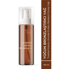 Brazilian Yoğun Bronzlaştırıcı Yağ 150 ml / Hızlı Emilim, Besleyici,tropikal Kokulu / Cupuaçu Yağı