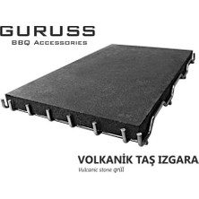 Guruss Volkanik Taş Izgara 24 x 39 cm