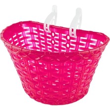 16-20 Jant Uyumlu Hasır Desenli Plastik Çocuk Bisikleti Ön Sepet
