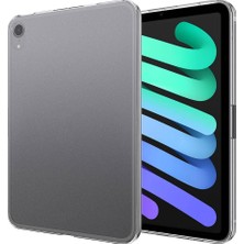 Uyumlu iPad Mini 2021 6 Nesil Kılıf Tablet Süper Silikon Kapak Renksiz