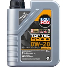 Liqui Moly Top Tec 6200 0W-20 1 Litre Otomotiv Bakım Ürünü