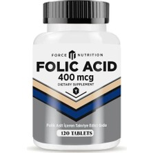 Force Nutrition Folic Asid 400 Mcg 120 Tablet