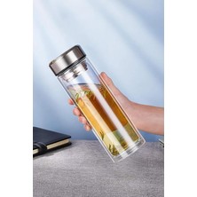 300ML Borosilikat Cam Dereceli Matara