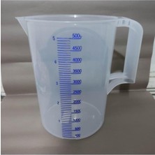 5 Lt Ölçme Kabı – Şeffaf, Dayanıklı Plastik Mutfak Ölçü Kabı Süper Ürün