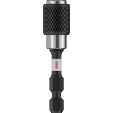 Bosch Professional Accessories 2608522320 Hızlı Kilit Uç Tutucu (Darbe Kontrolü, 1/4 Inç Altıgen Şaft, Maymuncuk ve Tıklama)