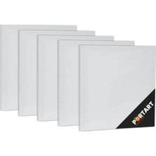 Portart Tuval 15X15 cm 5'li Paket