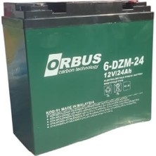 Orbus 12V 24 Amper (Dik) Elektrikli Bisiklet Aküsü