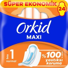 Orkid Maxi Normal (Boy 1) 24 Adet Hijyenik Ped