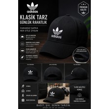 Özkurt Ticaret Klasik Siyah Unisex Spor Şapka