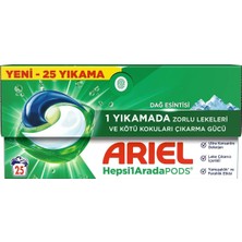Ariel HEPSI1ARADA Pods Kapsül Çamaşır Deterjanı Beyazlar ve Renkliler 25 Yıkama