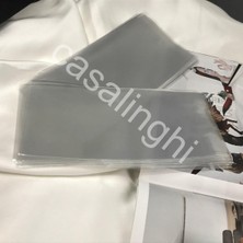 Bisaccia Bantsız 10X20 cm Kurabiye Poşeti Yapışkansız Jelatin Şeffaf Opp Torba 10X20 cm - (20 Adet)