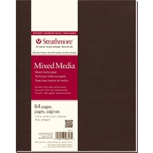 Strathmore 567-7-1 Softcover Mixed Media Art Journal, 19,7 x 24,8 Cm, Beyaz, 64 Sayfa