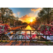 Ravensburger Amsterdam'da Bisikletler Yetişkinler Için 1000 Parça Yapboz - 12000662 - El Yapımı Aletler, Almanya'da Üretilmiştir, Her Parça Birbirine Mükemmel Uyar