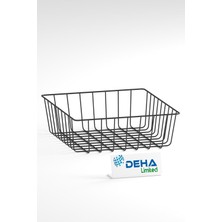 Tel Sepet Xl Mutfak Banyo Makyaj Düzenleyici Organizer Dolap Içi Düzenleyici Çok Amaçlı Sepet