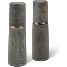 Cole & Mason Marlow Tuz ve Karabiber Değirmeni, 2'li Set Manuel, Kayın Ağacı, 18,8 Cm, Precision+ Seramik Öğütücü, Hediye Seti, Tuz ve Karabiber Değirmenleri Dahil