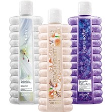 Avon Senses Lavanta, Zambak, Şeftali Vanilya ve Orkide Kokulu Banyo Köpüğü Paketi