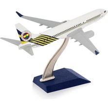 Zekupp Boeing 737-800 1/250 Ölçek Fenerbahçe Lisanslı Beyaz Tasarım Maket Uçak