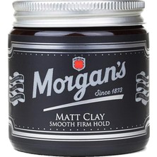 Morgan's Pomade Matt Clay Smooth Firm Hold - Güçlü Tutuş Sağlayan Şekillendirici Kil 120 ml