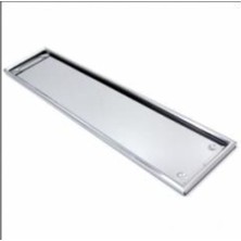 Paslanmaz Metal Plaka Altlığı Krom Plakalık 2 Adet, INTOLTRARE472