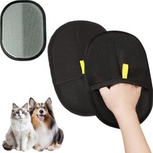 Kedi Köpek Tüy Toplayıcı Çift Taraflı Statik Temizlik Eldiveni / Giysi, Halı, Koltuk ve Mobilya Için Tüy Temizleme Eldiveni / Dayanıklı, Ergonomik, Kolay Kullanım (Standart, Adet, 1)
