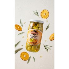 Duman Gurme Portakal Dolgulu Yeşil Zeytin 320CC Cam Kavanoz – Tatlı Ekşi Aromalı Gurme Zeytin