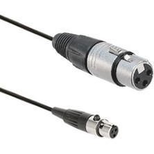 Mykablo 3 Pin XLR Dişi to 3 Pin Mini XLR Dişi Kablo 2 Metre