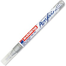 Edding 5300 Akrilik Markör Ince - Gümüş - 1 Su Geçirmez Akrilik Markör - Ince Yuvarlak Uçlu 1-2 mm