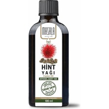 Masala Hint Yağı, 100 Ml, Cam Şişe, Soğuk Pres, Saf ve Katkısız