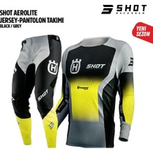 Shot Siyah Gri Jersey Pantolon Takımı
