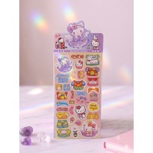Glowilla Çocuk Sticker Seti Parıltılı Çıkartma Sayfası ve Figürlü Not Kağıdı Hediyelik - Defter Süsleme Çıkartması