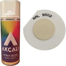 Akçalı 9002 400 ml Gri Beyaz Ral Sprey Boya