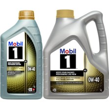 Mobil 1 Fs 0W40 Motor Yağı 4 L 153677+ Fs 0W40 1 L 153675