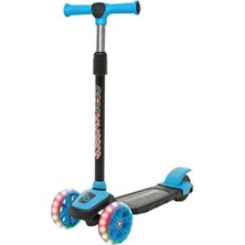 Empressco Çocuklar Için LED Işıklı 3 Tekerlekli Yükseklik Ayarlı Scooter