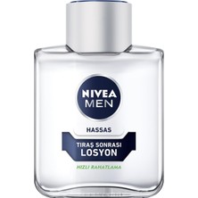 Nıvea Men Erkek Hassas Tıraş Sonrası Losyon 100 Ml,nemlendirici, Hassas Ciltlere Özel,alkolsüz Formül, Hızlı Emilir