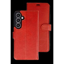 Mentra Online Samsung Galaxy S26 Plus Trend S Plus Kapaklı Kılıf - Kırmızı